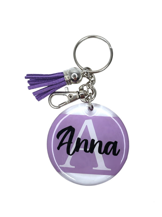 Personalized name keychain