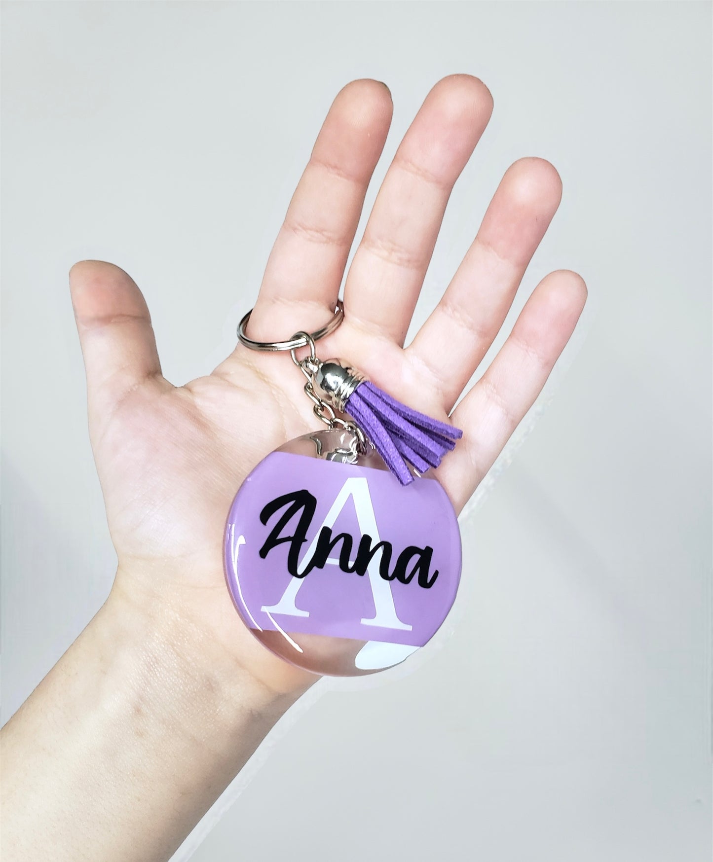 Personalized name keychain